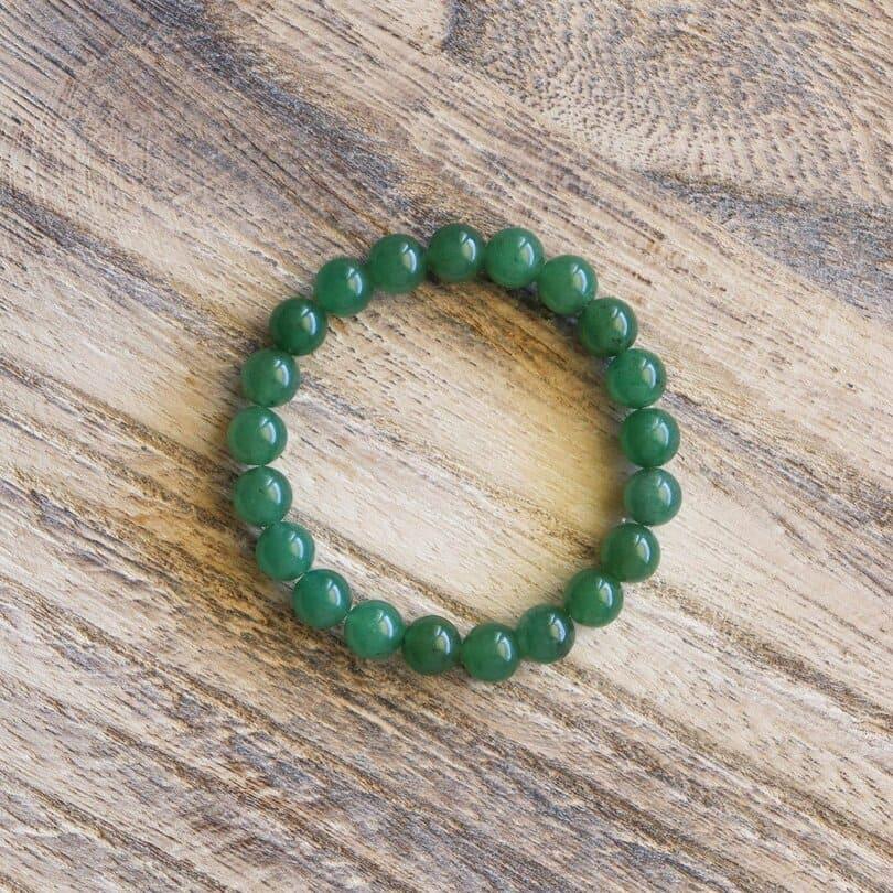 Bracelet en Aventurine verte