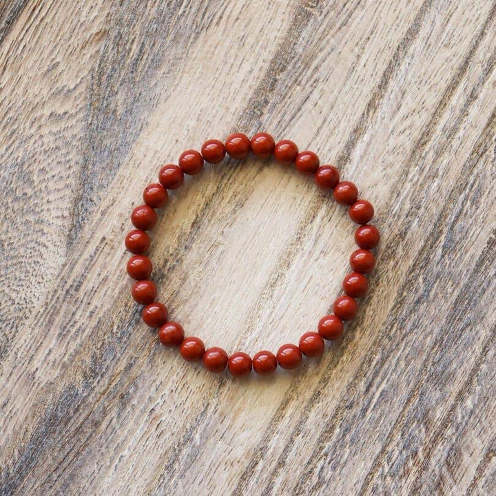 Bracelet en Jaspe rouge