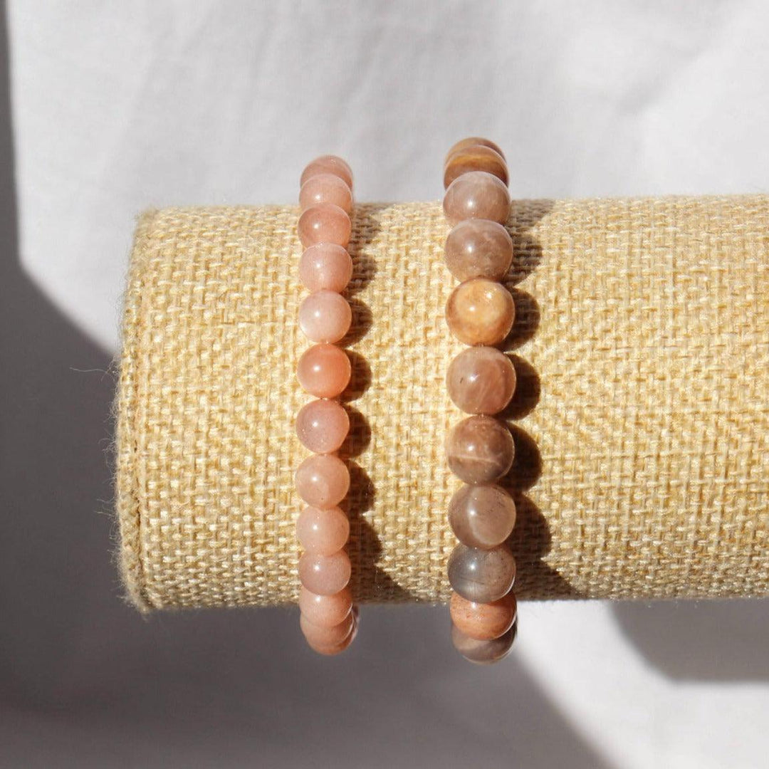 Bracelet en pierre de soleil naturelle