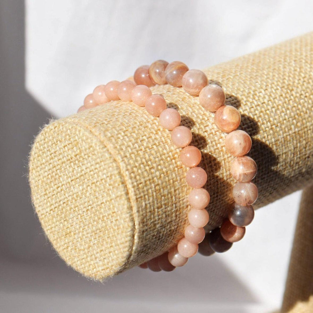 Bracelet en pierre de soleil naturelle