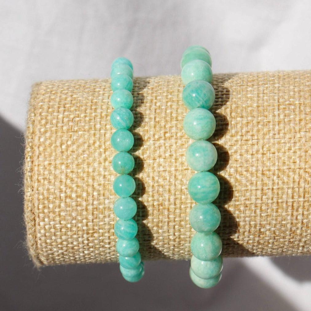 bracelet amazonite naturelle
