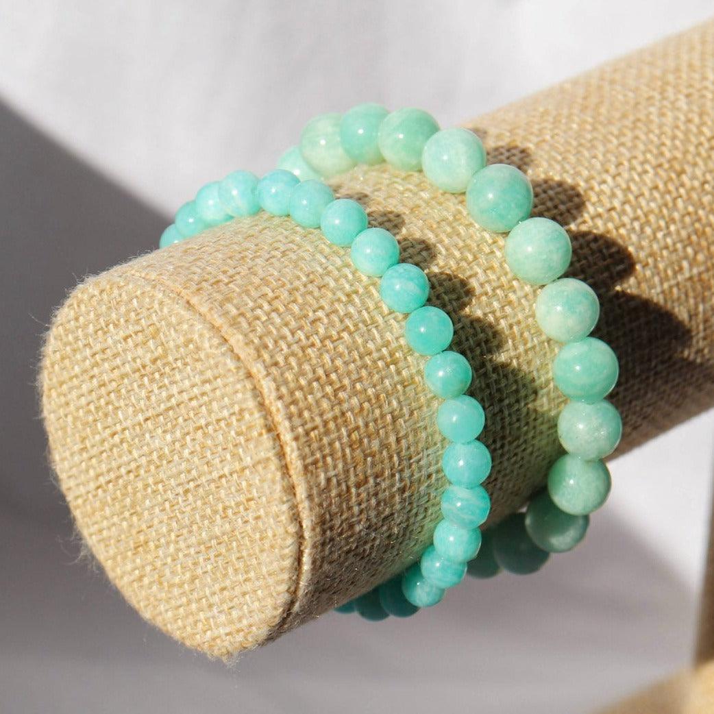 bracelet amazonite naturelle