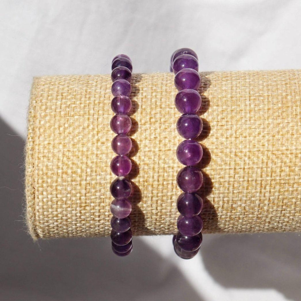 bracelet amethyste naturelle