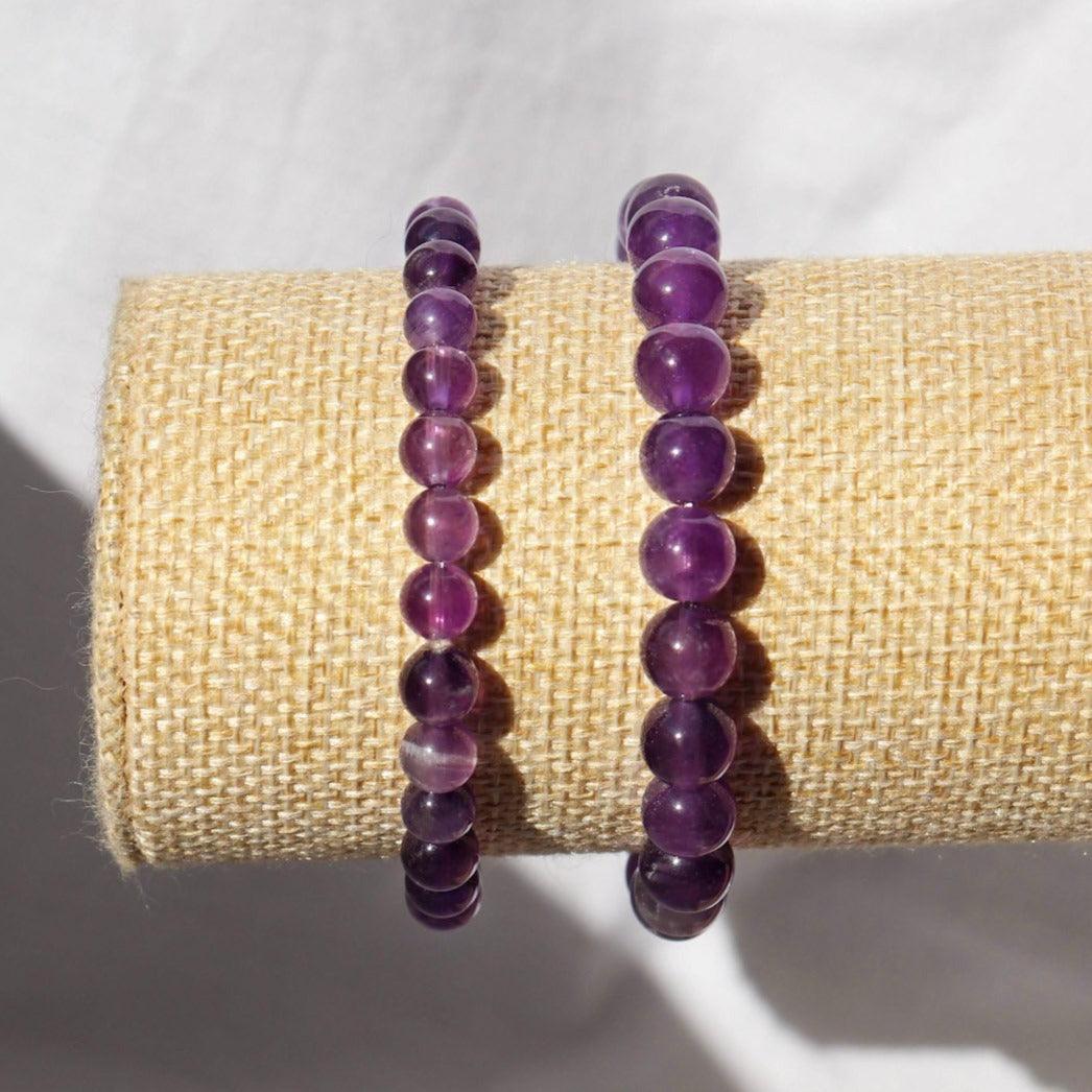 bracelet amethyste naturelle