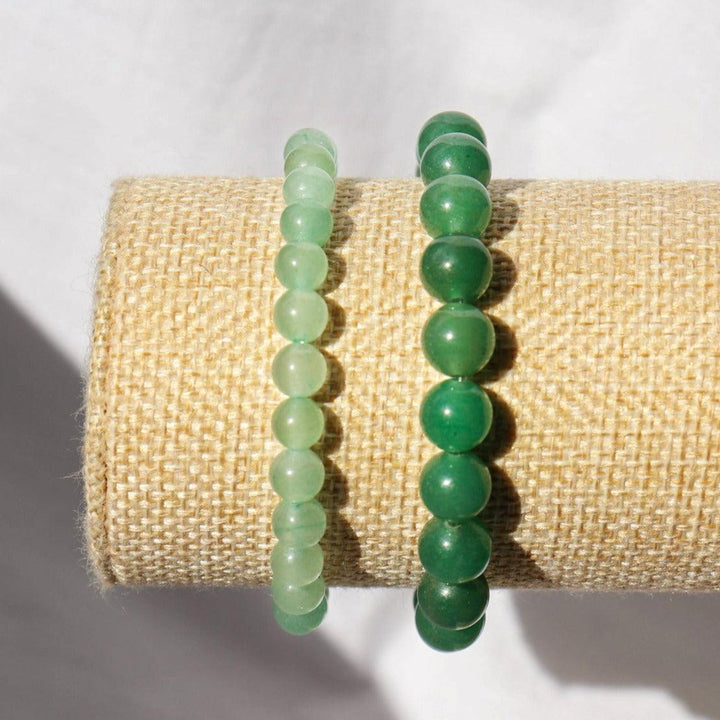 Bracelet en Aventurine verte naturelle
