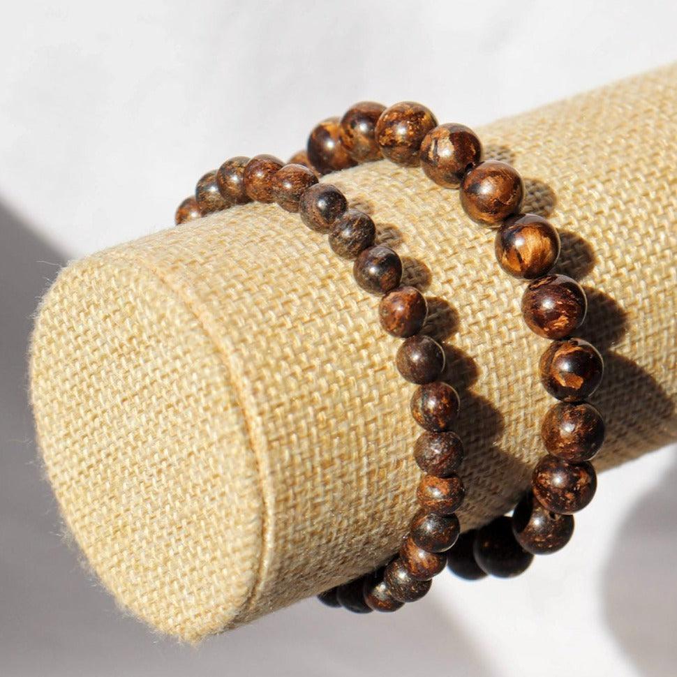 Bracelet en Bronzite naturelle