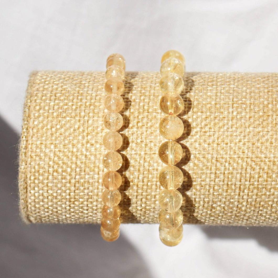 Bracelet en Citrine naturelle