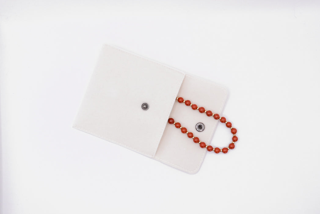 CIRCÉ | Collier en Quartz rose et plaqué Or 18 et 24 carats