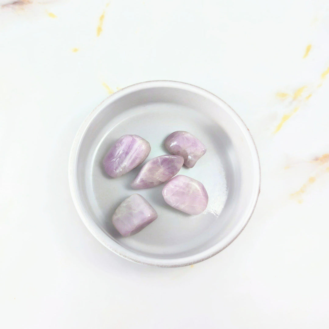 Kunzite en pierre roulée