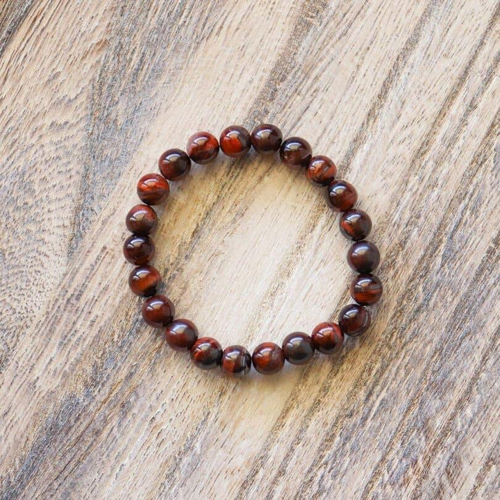 Bracelet Oeil de Taureau naturel 8mm
