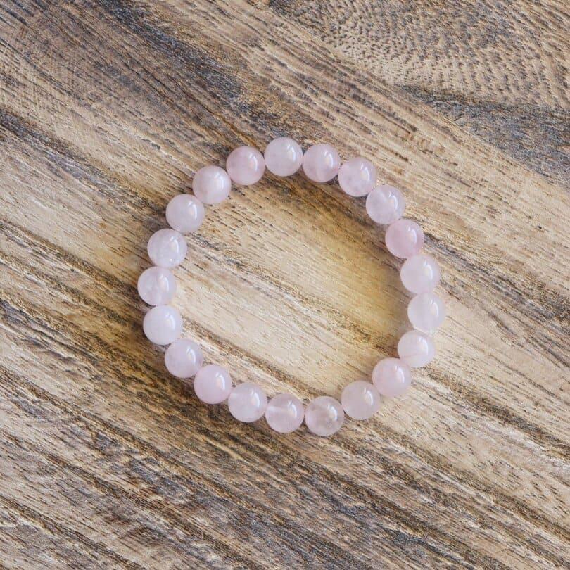 Bracelet Quartz Rose 8mm