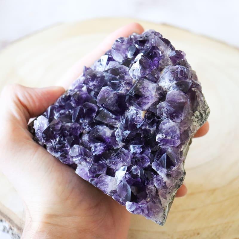 Grosse druse amethyste