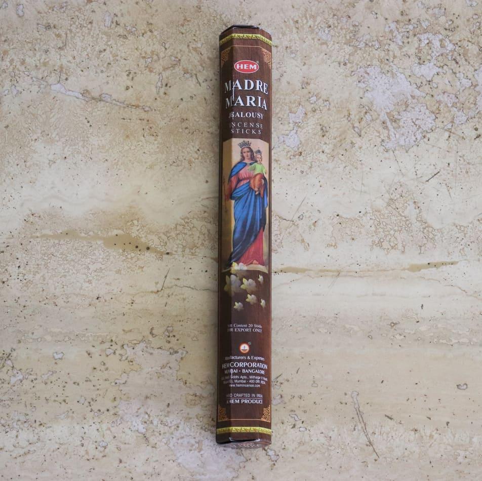 Boîte d'encens religieux Madre Maria, HEM
