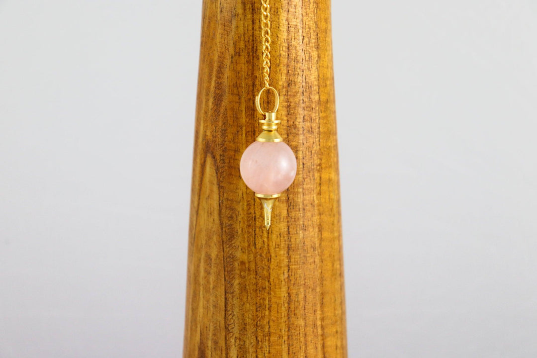 pendule sephoroton boule en quartz rose