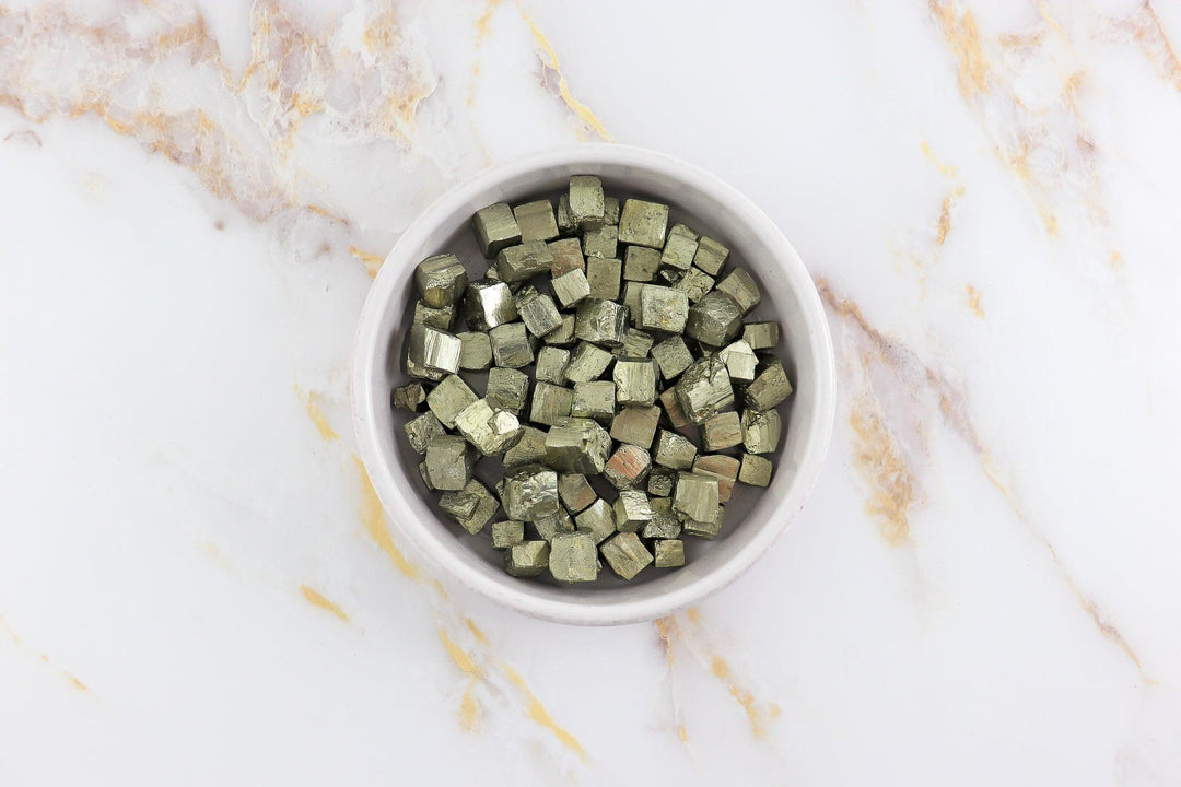 pierre brute de pyrite cubique #taille_xs