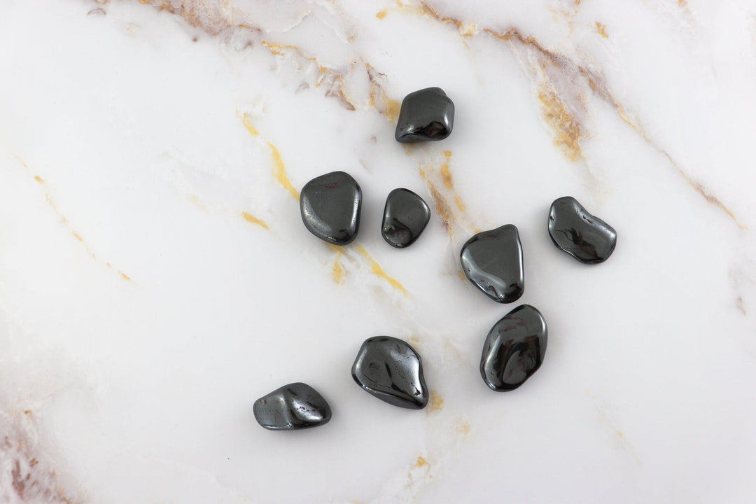 pierre roulée en hematite #taille_m