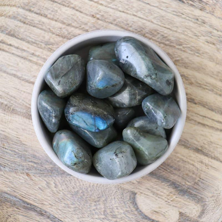 pierre roulée en labradorite