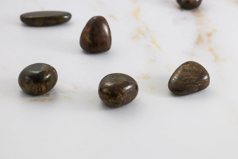 pierre roulée en bronzite#taille_m