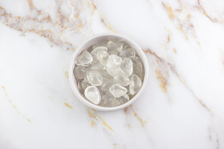 pierre roulée de cristal de roche#taille_s
