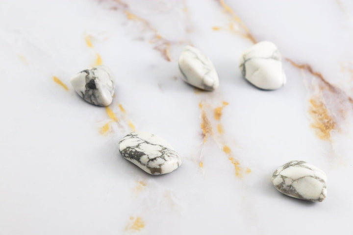 pierre roulée en Howlite#taille_m