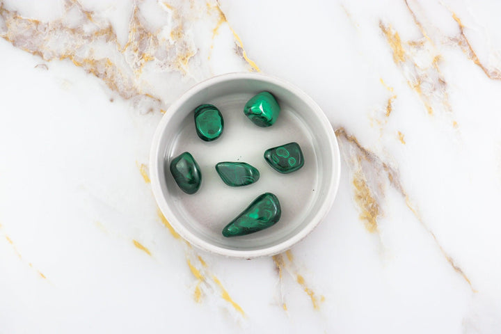 pierre roulée en malachite #taille_m