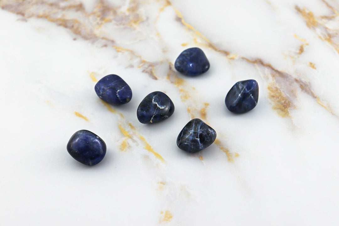 pierre roulée en sodalite #taille_m