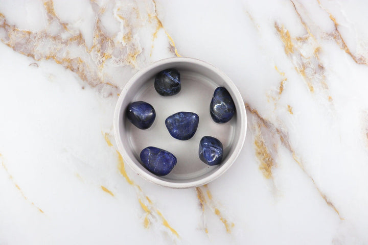pierre roulée en sodalite #taille_m