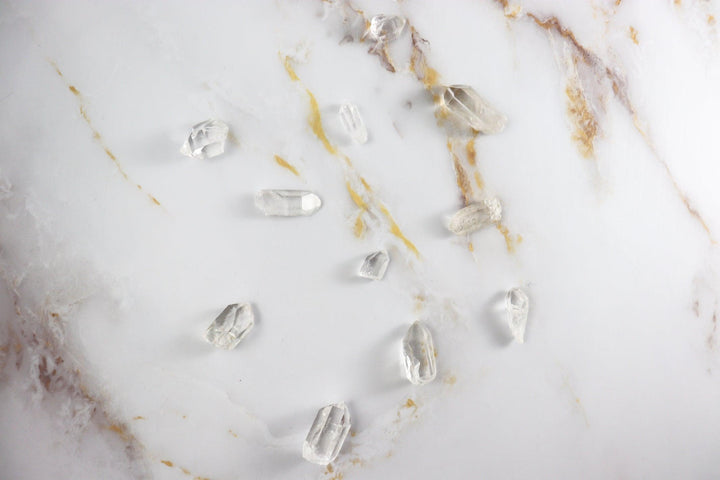 pointes de cristal de roche