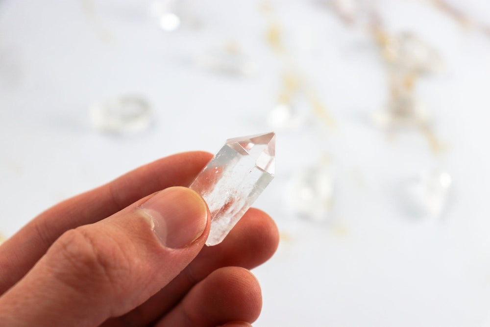 pointes de cristal de roche