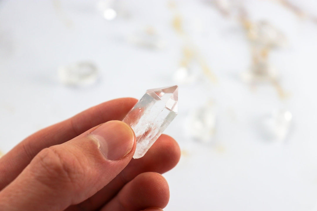 pointes de cristal de roche