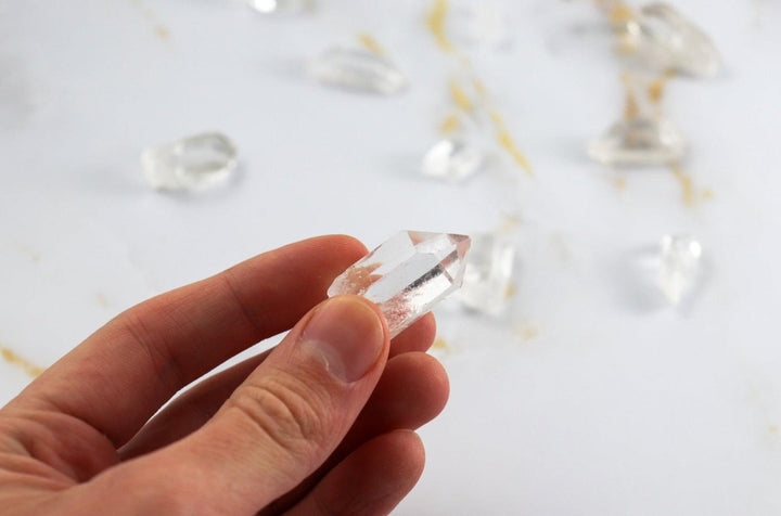 pointes de cristal de roche