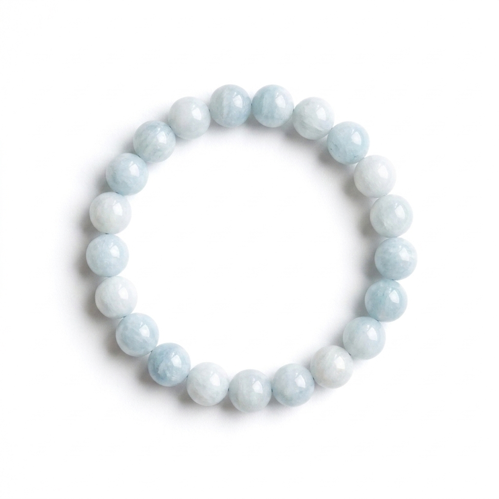 bracelet pierre naturelle aigue-marine 8mm fond blanc #bracelet-8mm-aigue-marine