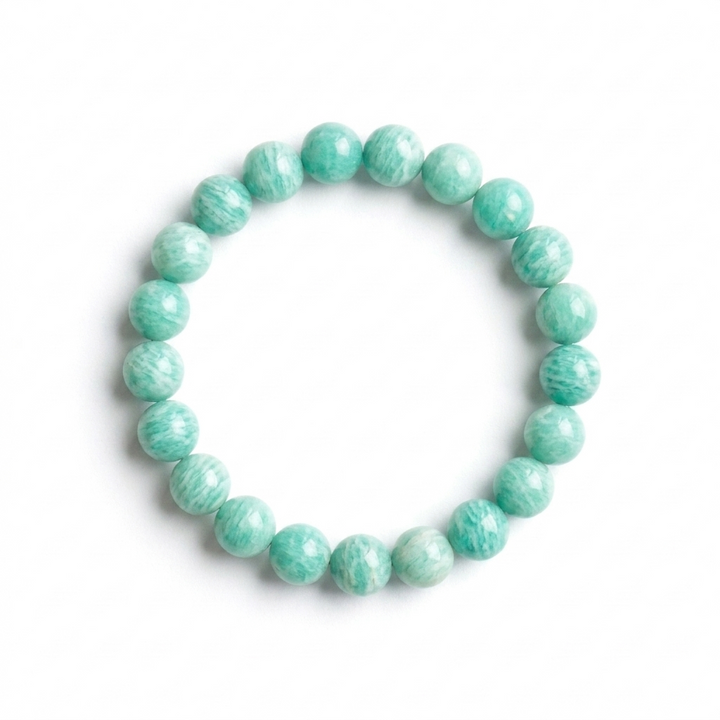 bracelet pierre naturelle amazonite 8mm fond blanc #bracelet-8mm-amazonite