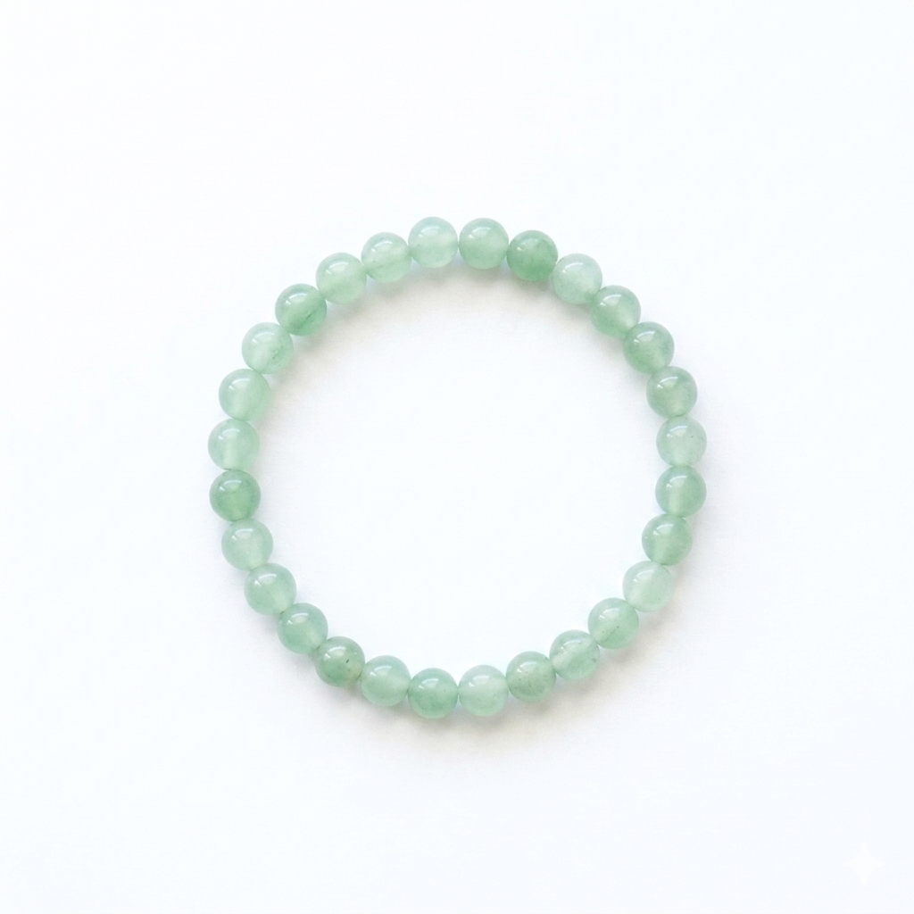 bracelet pierre naturelle aventurine verte 6mm fond blanc #bracelet-6mm-aventurine-verte
