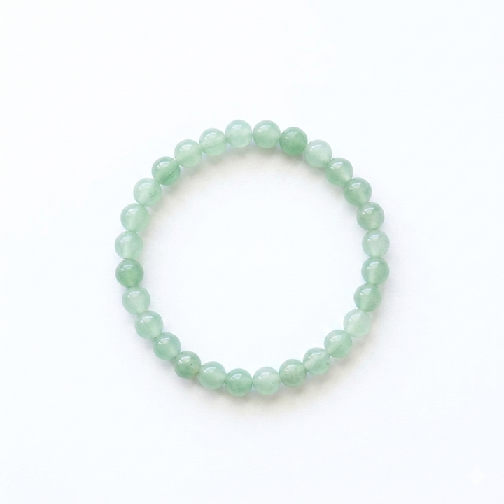 bracelet pierre naturelle aventurine verte 6mm fond blanc #bracelet-6mm-aventurine-verte