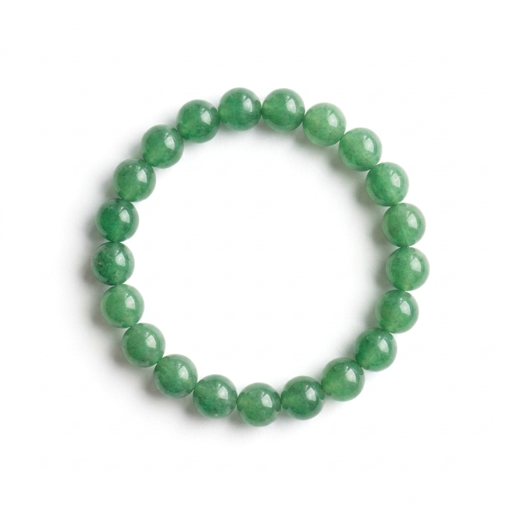 bracelet pierre naturelle aventurine verte 8mm fond blanc #bracelet-8mm-aventurine-verte