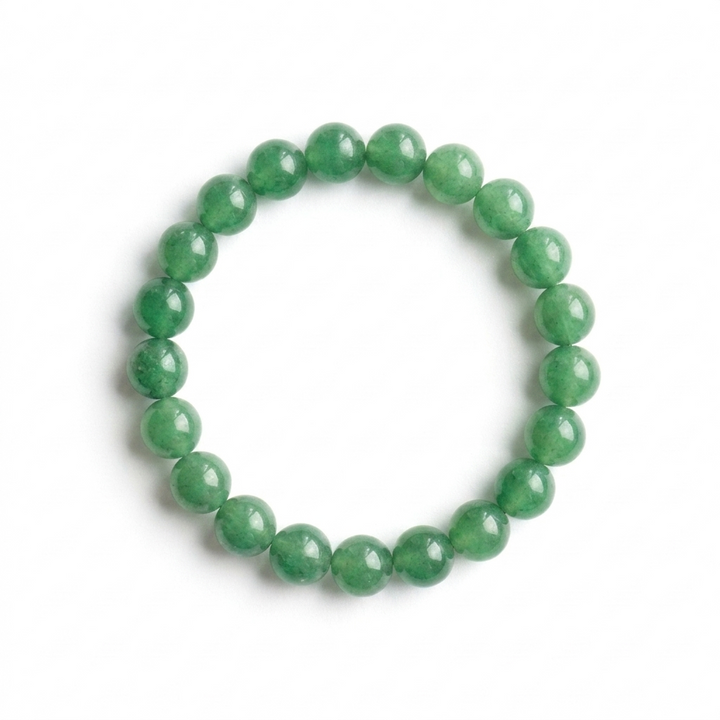 bracelet pierre naturelle aventurine verte 8mm fond blanc #bracelet-8mm-aventurine-verte