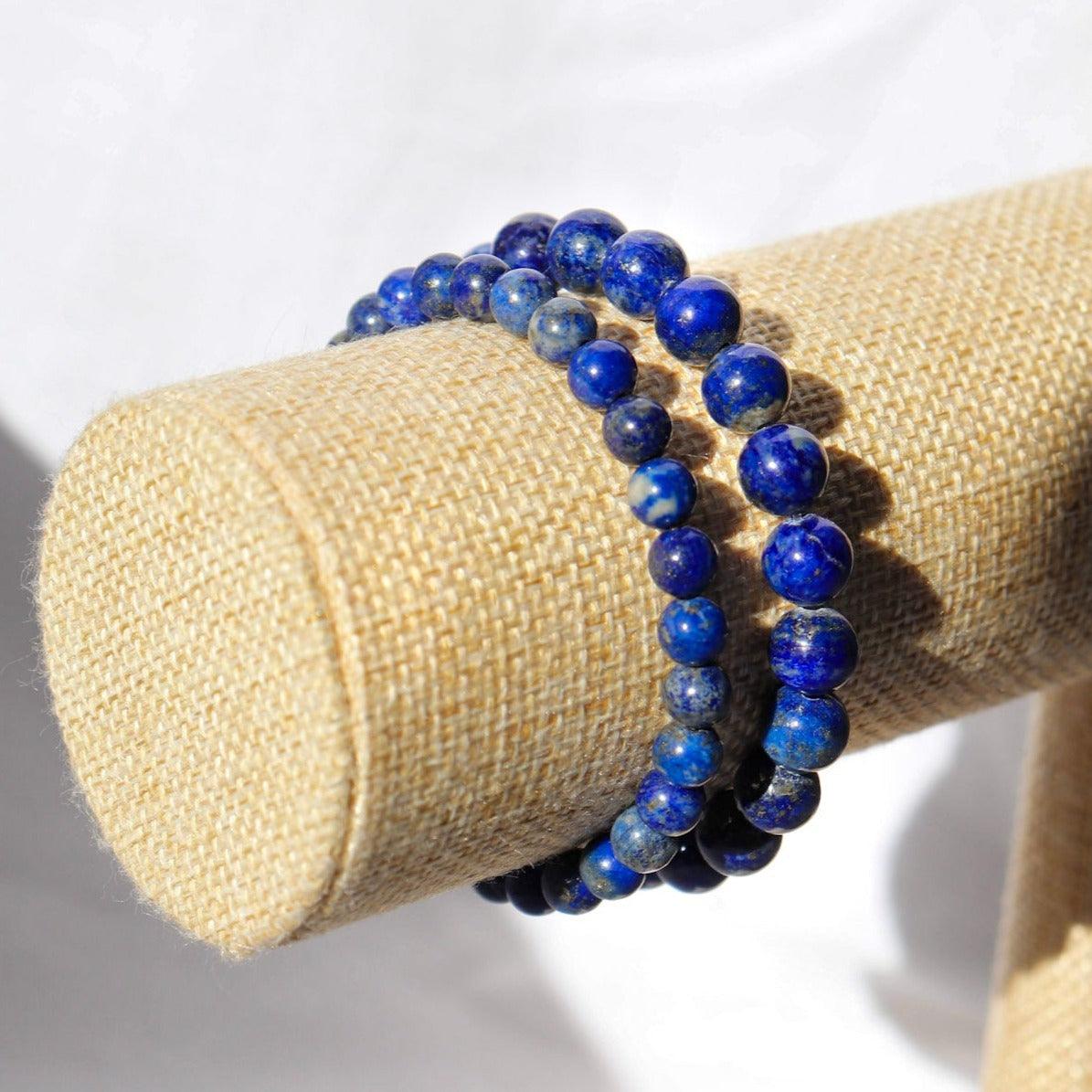 bracelet en Lapis-Lazuli en pierres naturelles