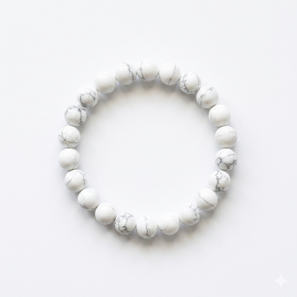 bracelet pierre naturelle howlite 8mm fond blanc #bracelet-8mm-howlite