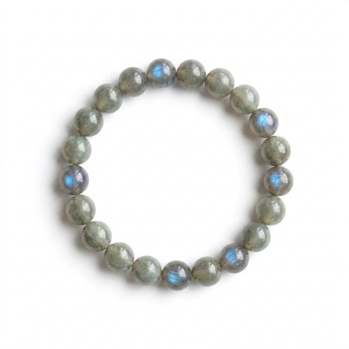 bracelet pierre naturelle labradorite 8mm fond blanc #bracelet-8mm-labradorite
