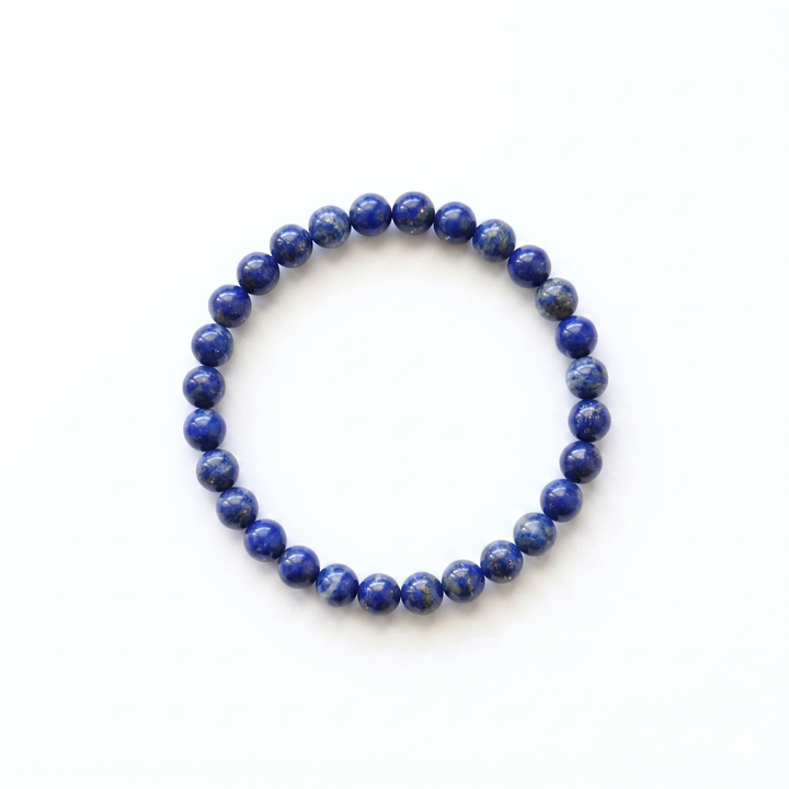 bracelet pierre naturelle lapis-lazuli 6mm fond blanc #bracelet-6mm-lapis-lazuli