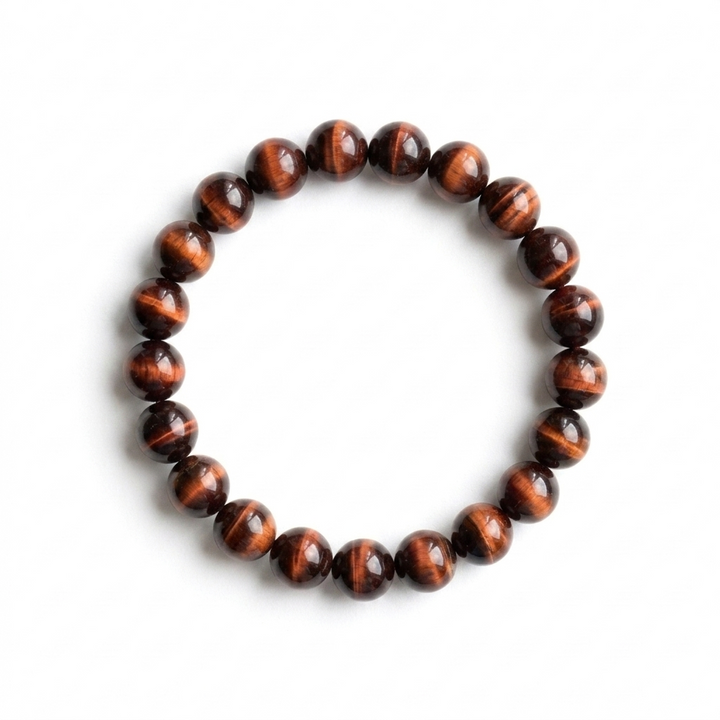 bracelet pierre naturelle oeil de taureau 8mm fond blanc #bracelet-8mm-oeil-de-taureau