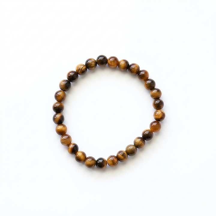 bracelet pierre naturelle oeil de tigre 6mm fond blanc #bracelet-6mm-oeil-de-tigre