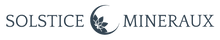 Logo bleu sans fond Solstice & Minéraux