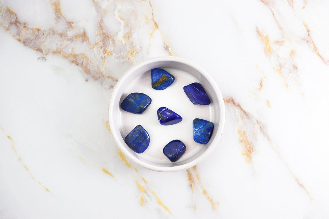 pierre roulée en lapis lazuli #taille_s