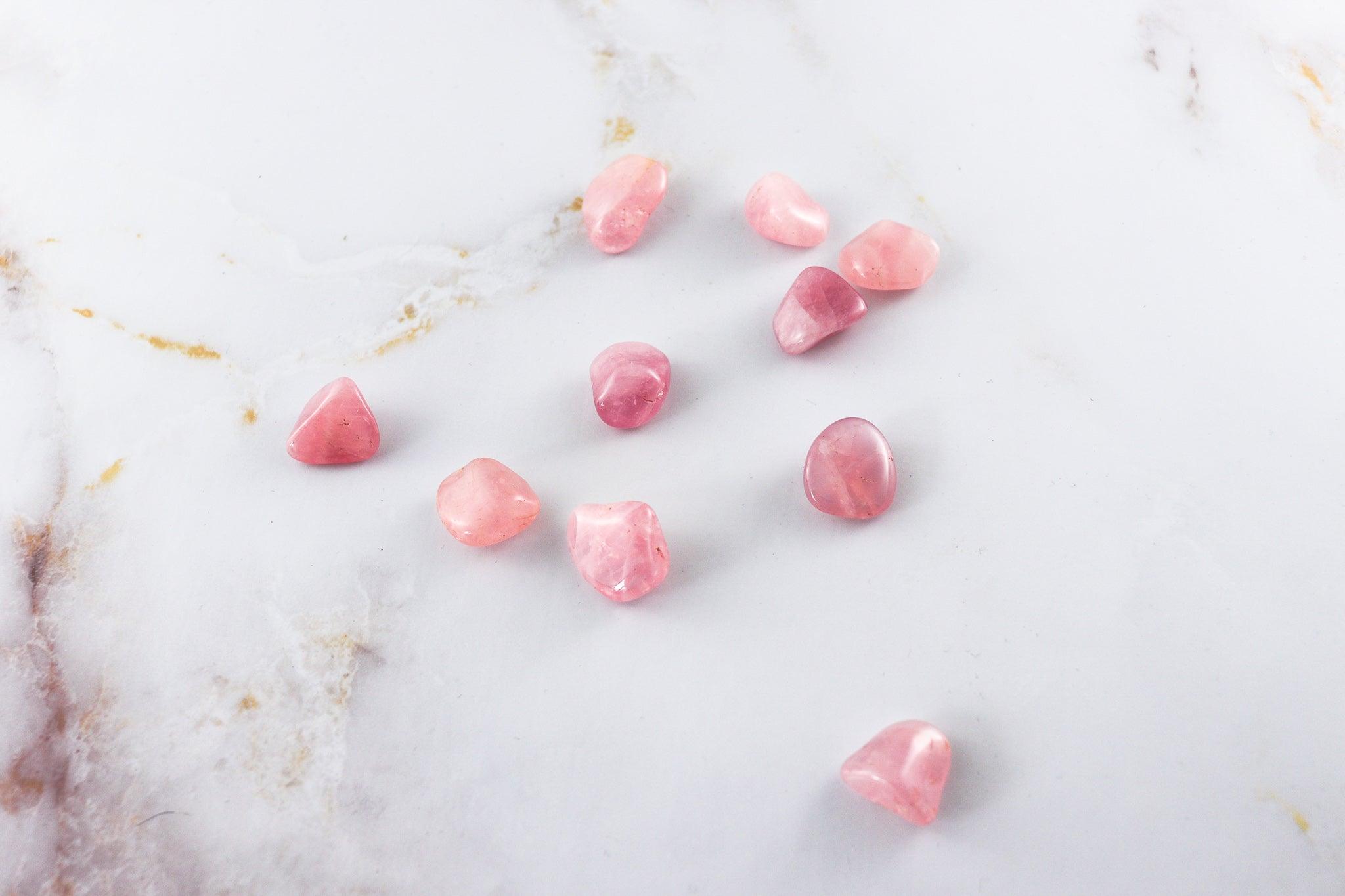 pierre roulée en quartz rose #taille_s-opaque